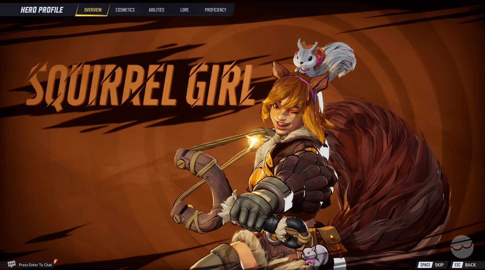 squirrel girl skins and cosmetics in marvel rivals