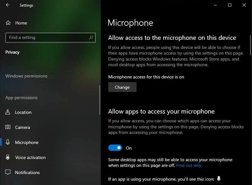 valorant grant microphone access
