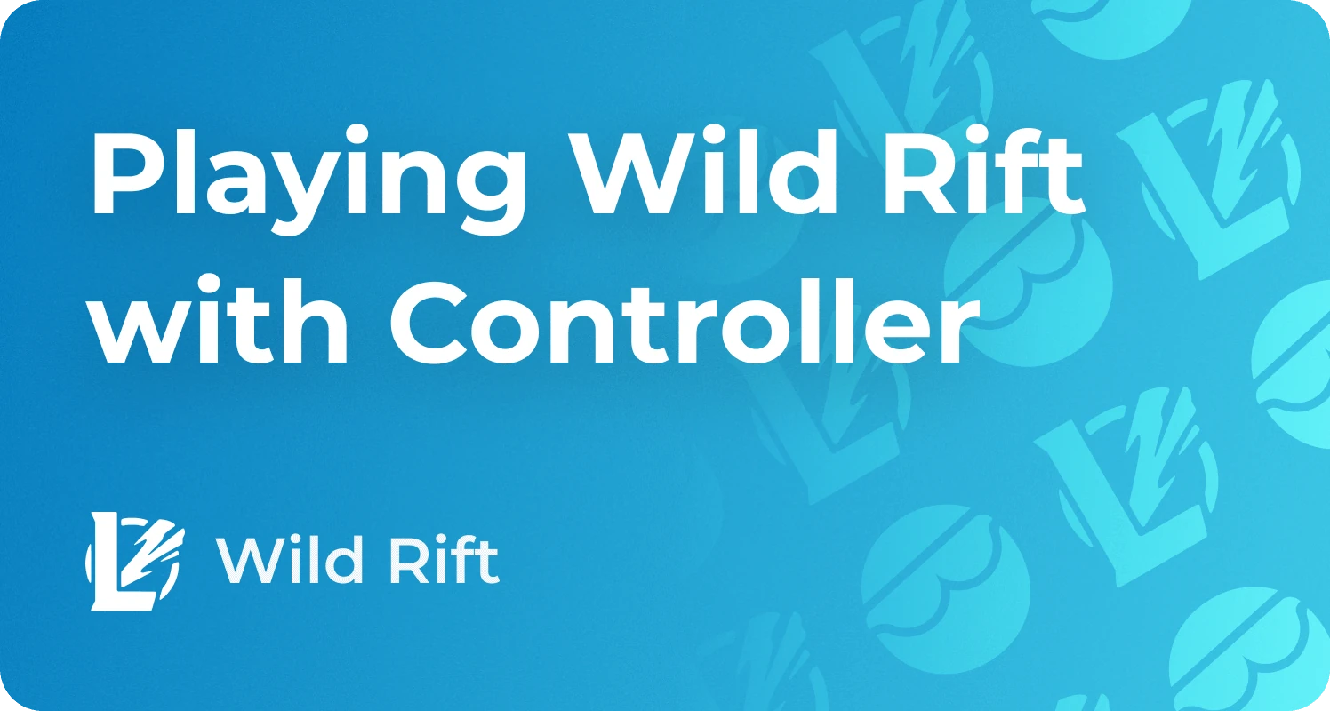 how to play wild rift with controller