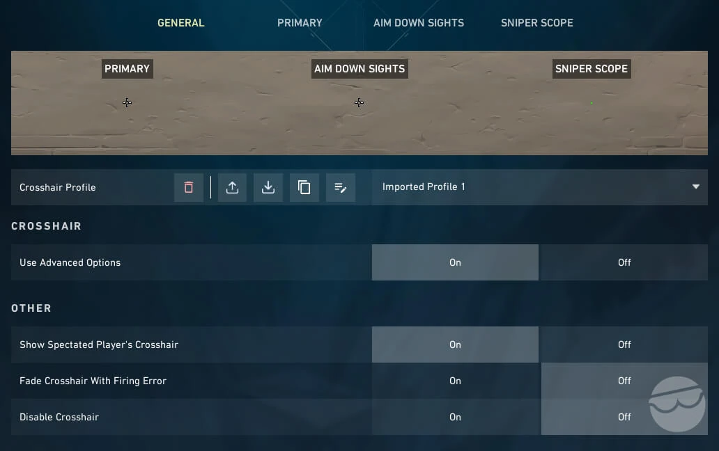 best valorant crosshair settings