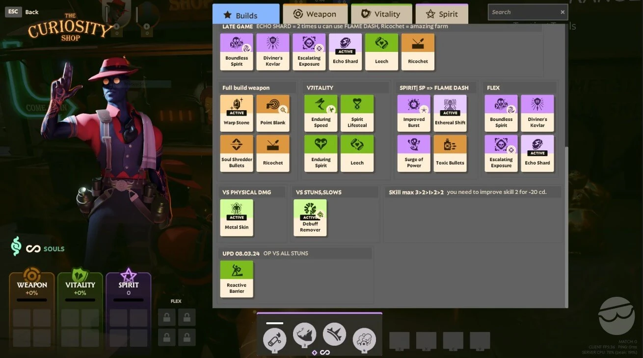 how to make deadlock build
