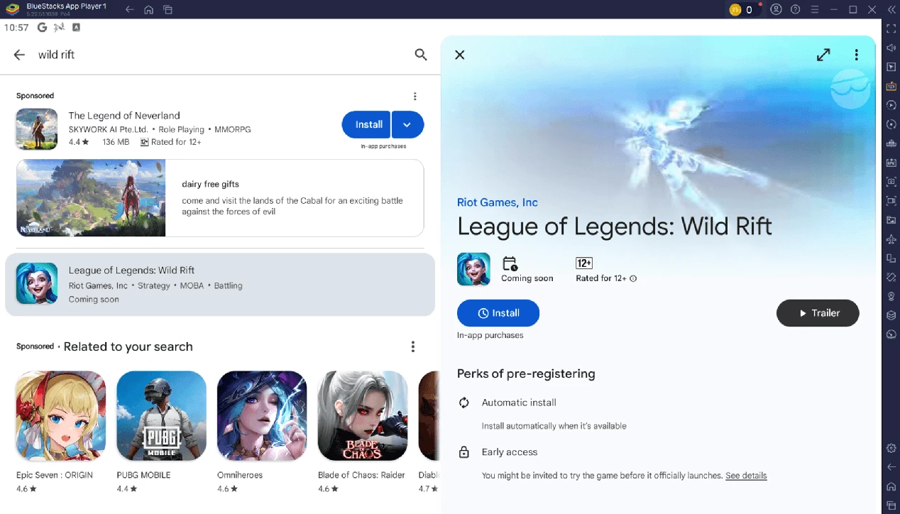 emulators for league of legends wild rift