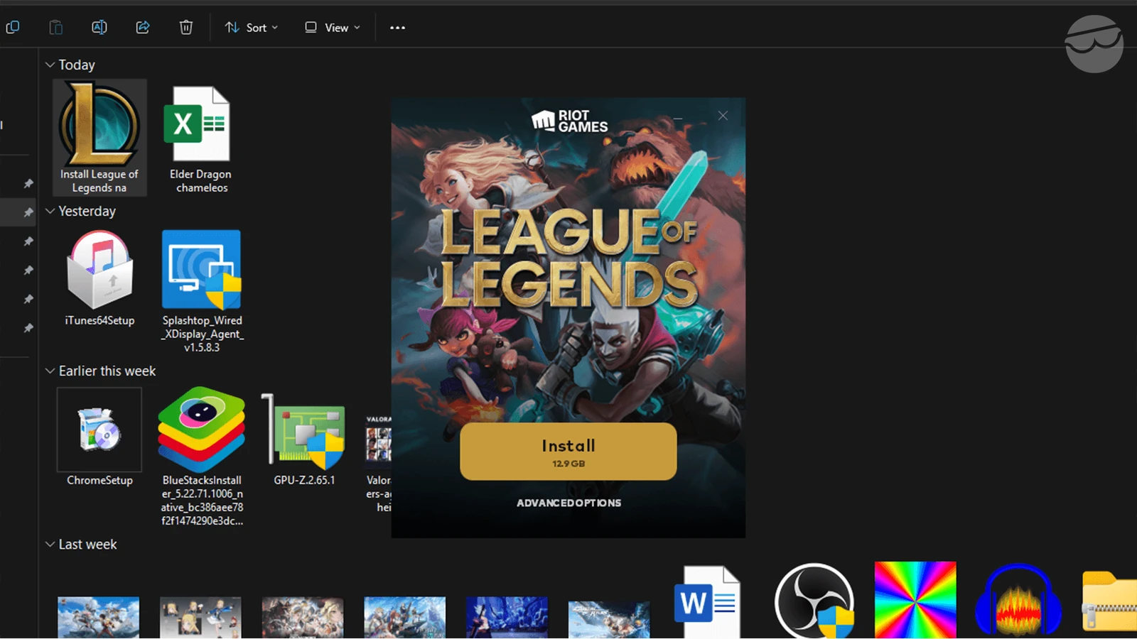 download league of legends on pc