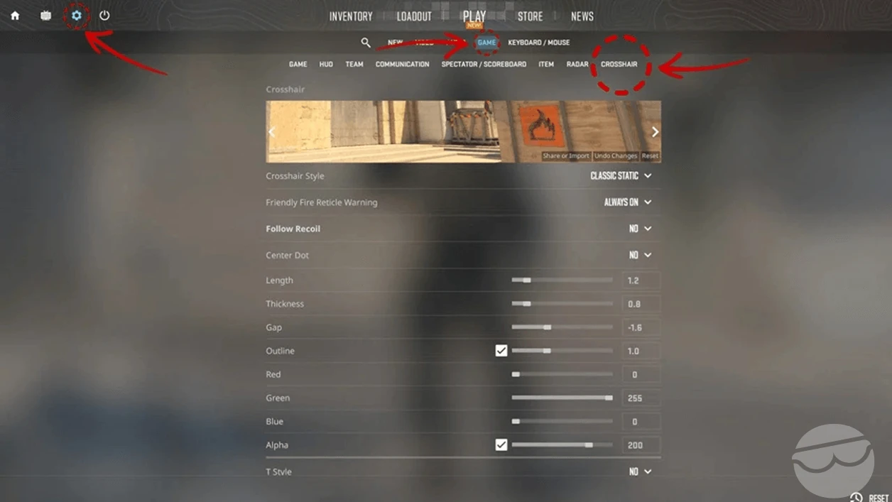 how to import cs2 crosshair code