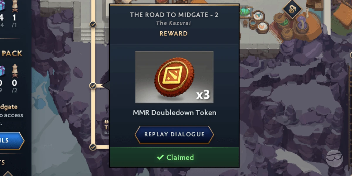 what are double down tokens in Dota 2