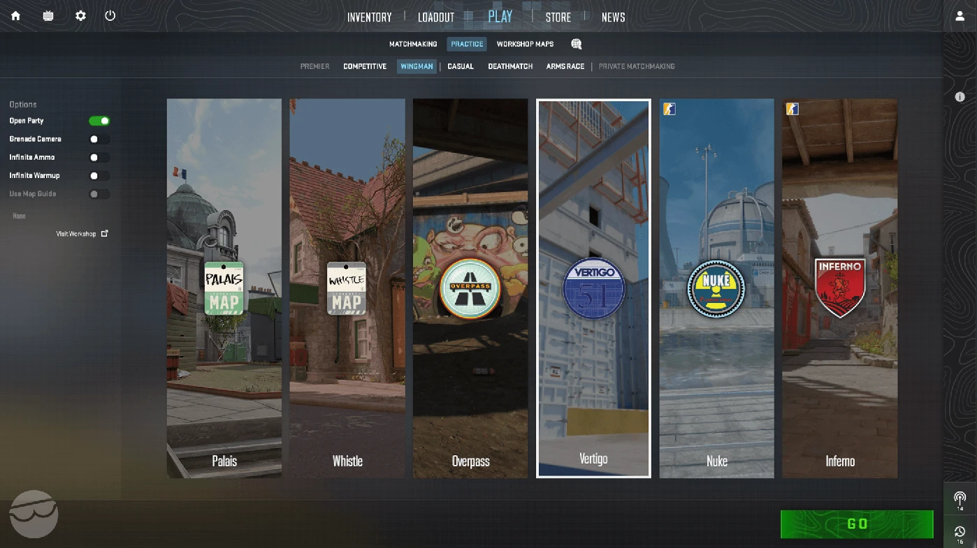 wingman maps cs2