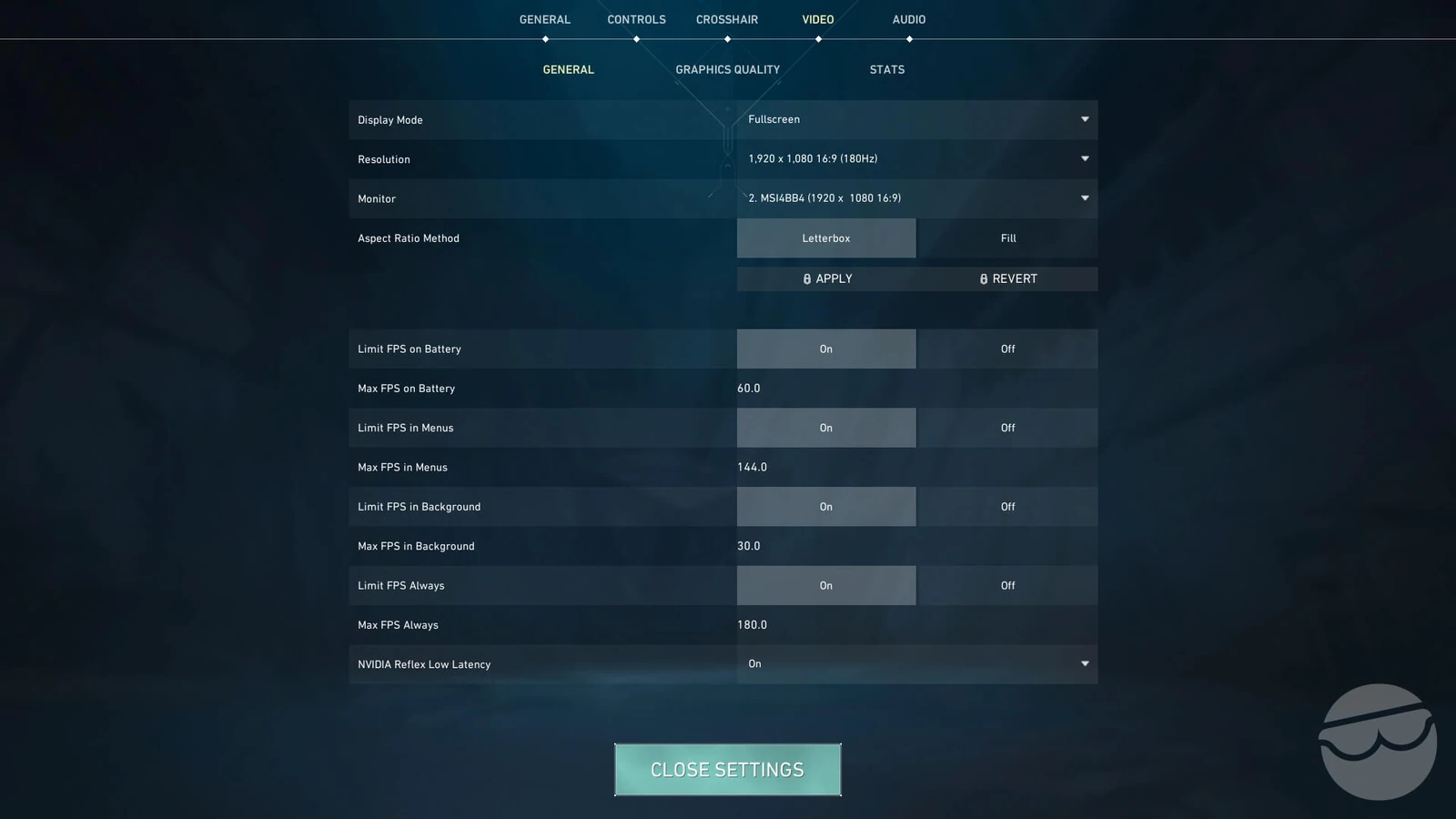 best valorant video settings