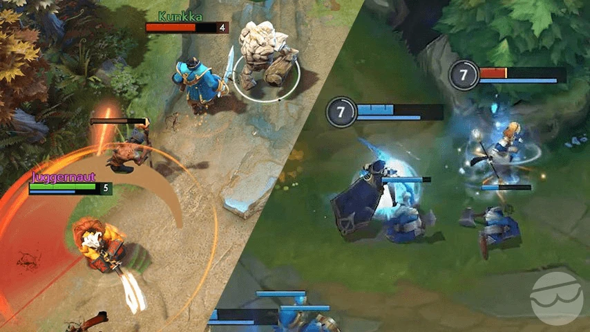 dota 2 vs lol obectives