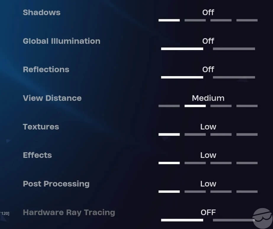 best Fortnite graphic settings