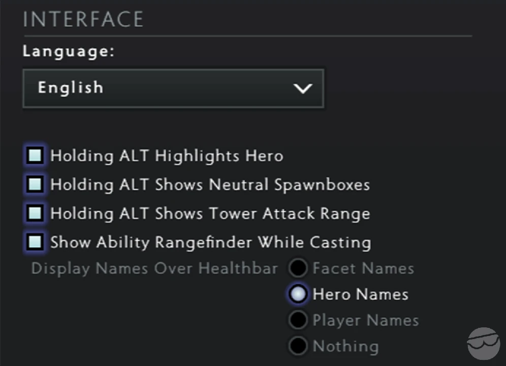 interface settings dota 2