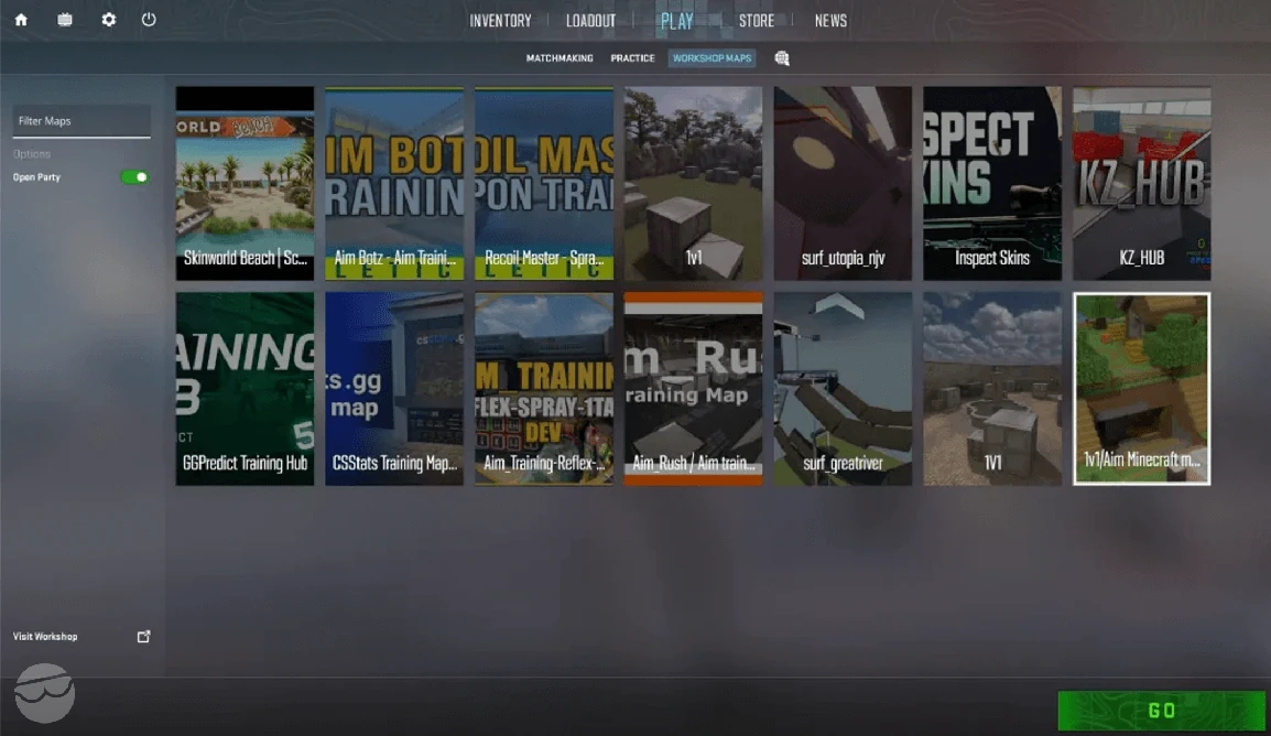 cs2 workshop maps