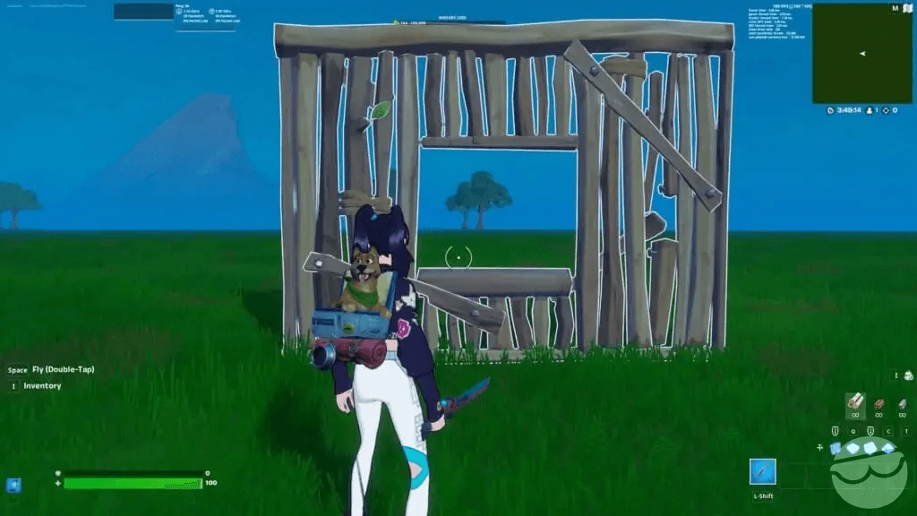 make a box defence fortnite