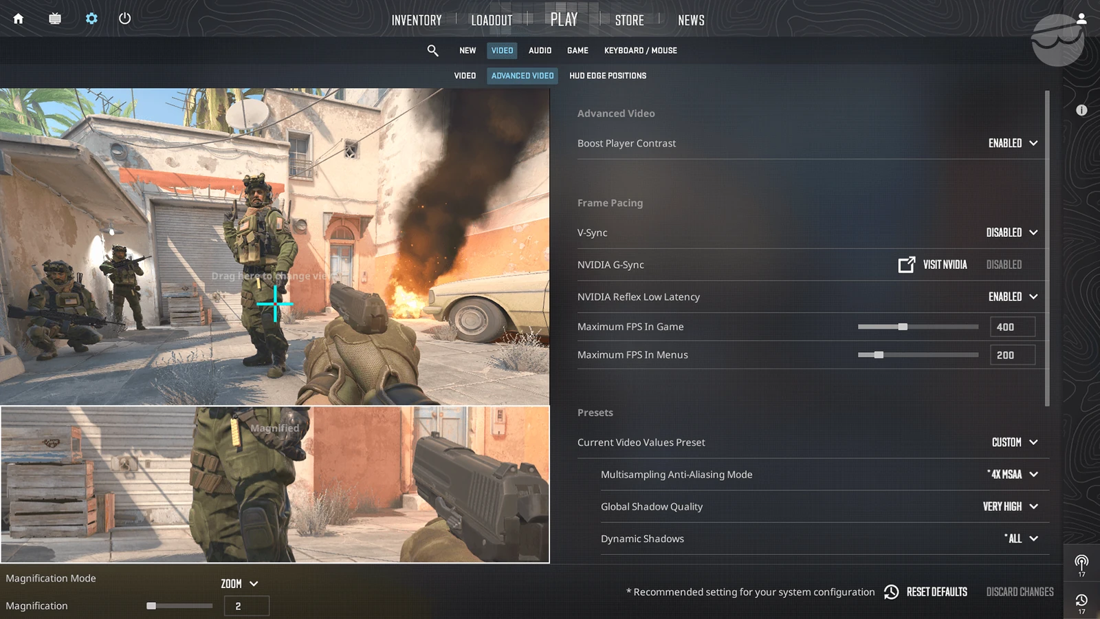 graphic settings cs2