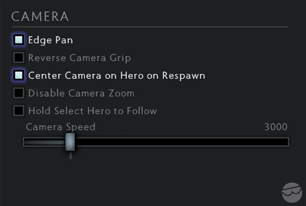 best dota 2 camera settings