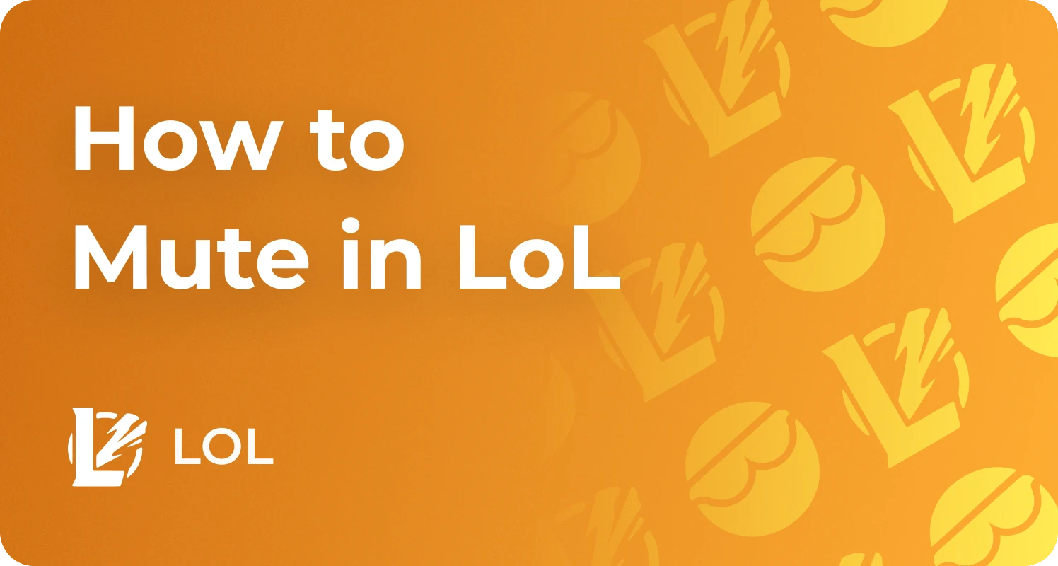 how to mute all in league of legends