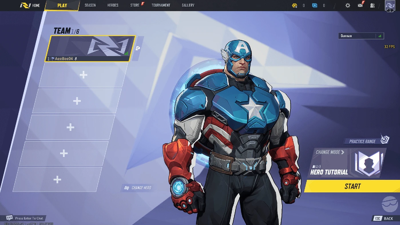Captain America marvel rivals