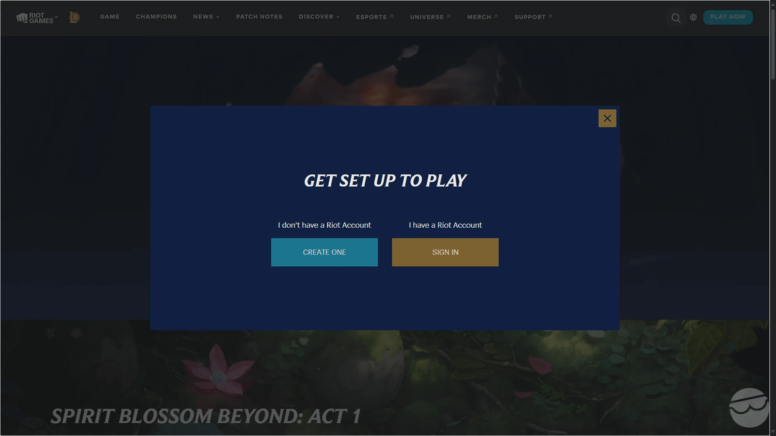 official lol game website