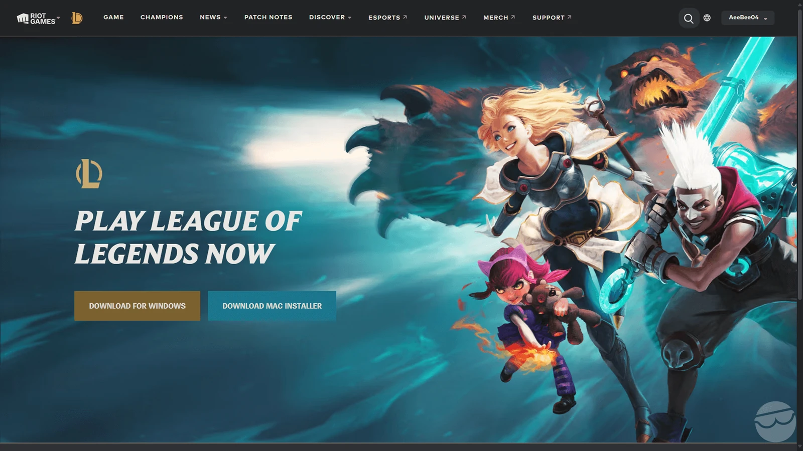 create league of legends account